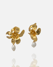 Love Flower Pearl Earring - Aquadan.co